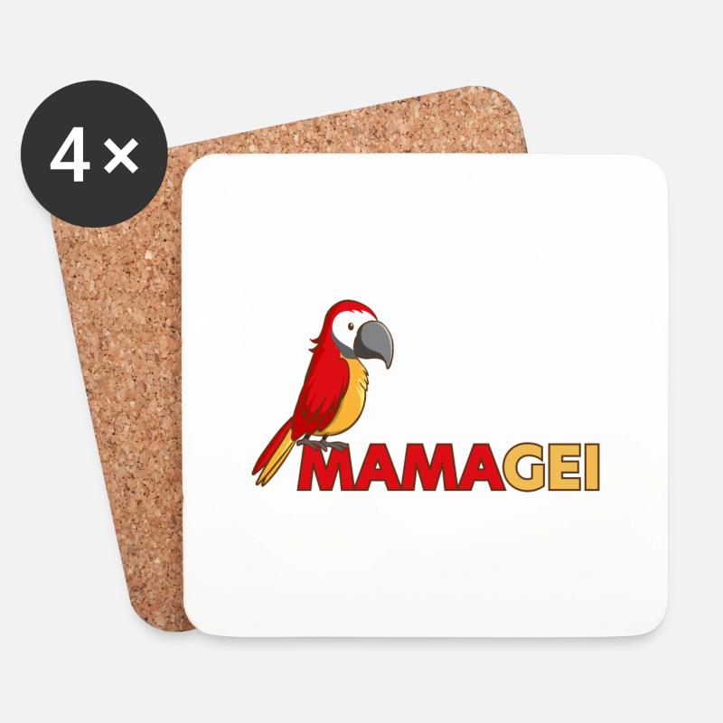 MAMAGEI - Untersetzer (4er-Set) - Weiß