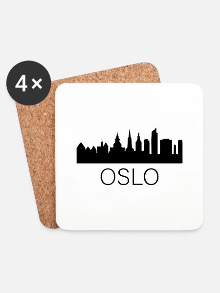 Oslo - Untersetzer (4er-Set) - Weiß