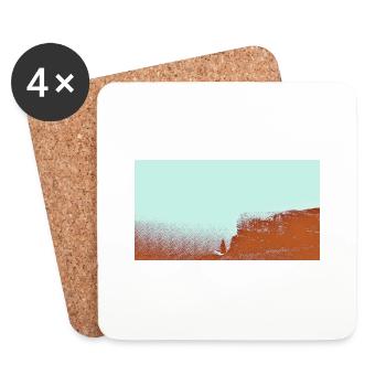 Cliffs of Moher - Coasters (set of 4) - white - Front