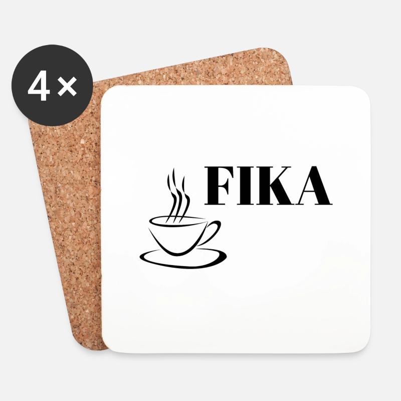 FIKA - Untersetzer (4er-Set) - Weiß
