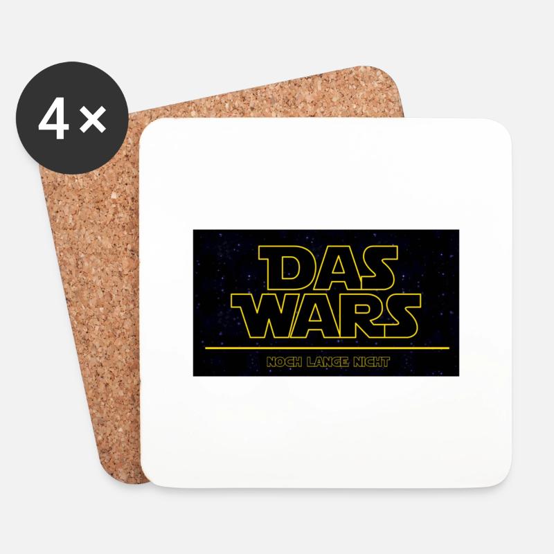 DAsWars - Untersetzer (4er-Set) - Weiß