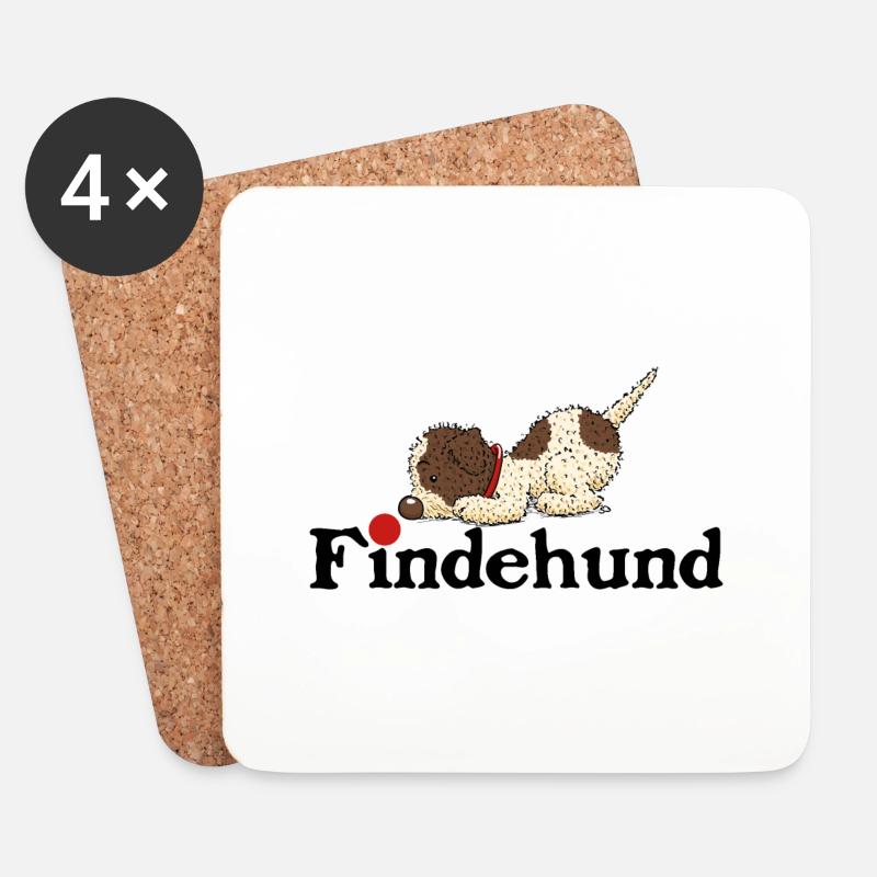 Finder2 1 - Untersetzer (4er-Set) - Weiß