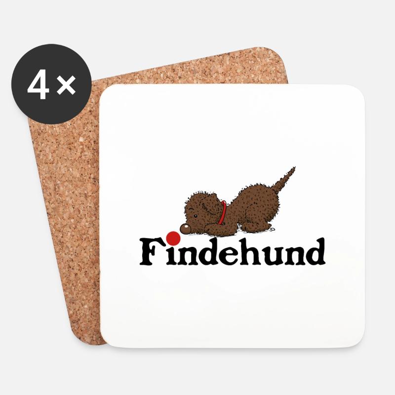 Finder2 2 - Untersetzer (4er-Set) - Weiß