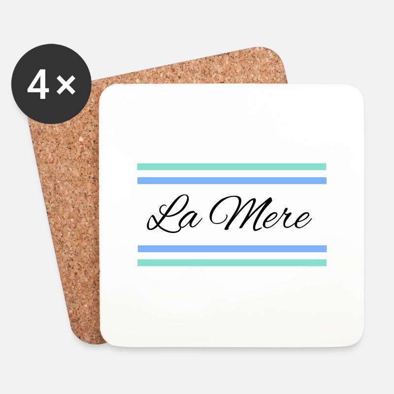 La Mere II - Untersetzer (4er-Set) - Weiß