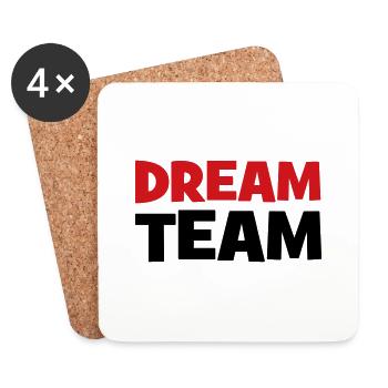 Dream Team - Coasters (set of 4) - white - Front