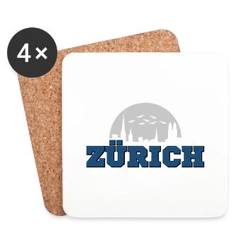Zurich - Coasters (set of 4) - white - Front