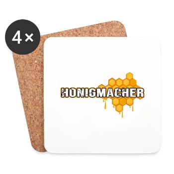 Beekeepers Honey Bee Beekeepers - Coasters (set of 4) - white - Front