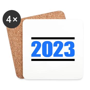 2023 - Coasters (set of 4) - white - Front