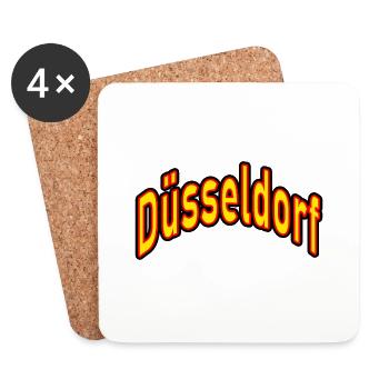 Dusseldorf - Coasters (set of 4) - white - Front