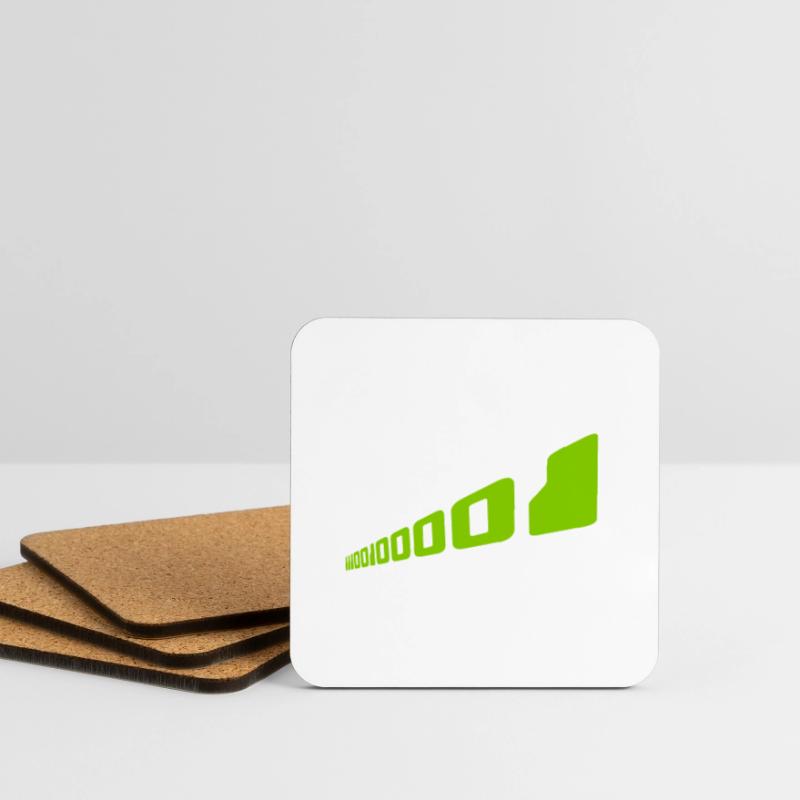 Binary Code Program Language Coasters (set of 4)