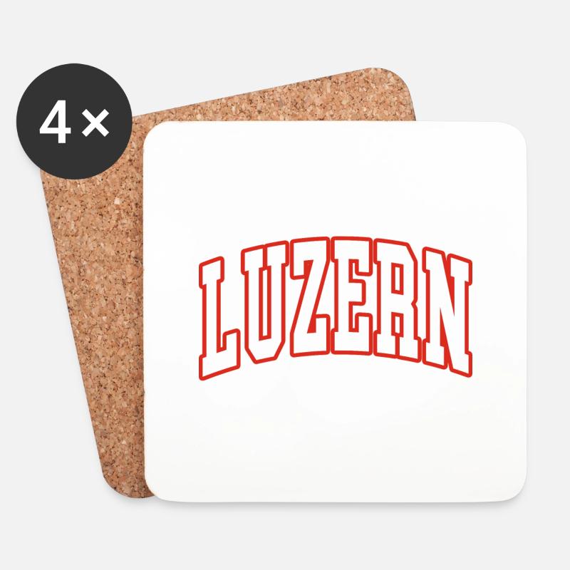 Luzern - Untersetzer (4er-Set) - Weiß