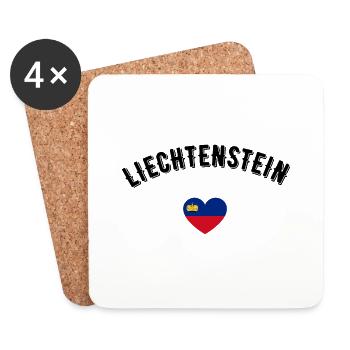 Liechtenstein - Coasters (set of 4) - white - Front