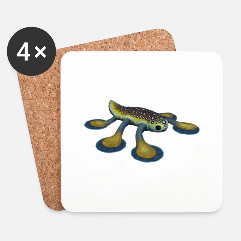 Schwebfisch - Untersetzer (4er-Set) - Weiß