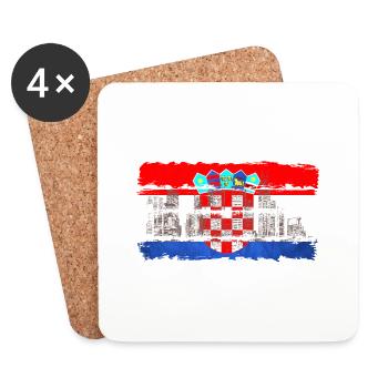 City usa illinois america travel united states - Coasters (set of 4) - white - Front