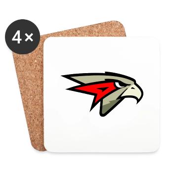 Hawk - Coasters (set of 4) - white - Front