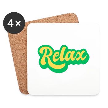 relax - Untersetzer (4er-Set) - Weiß - Vorne