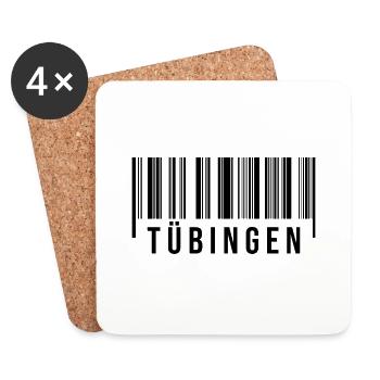 Tübingen Schwaben - Untersetzer (4er-Set) - Weiß - Vorne