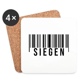 Siegen Westerwald - Untersetzer (4er-Set) - Weiß - Vorne