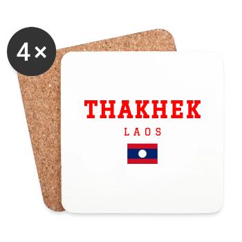 Thakhek Laos - Untersetzer (4er-Set) - Weiß - Vorne