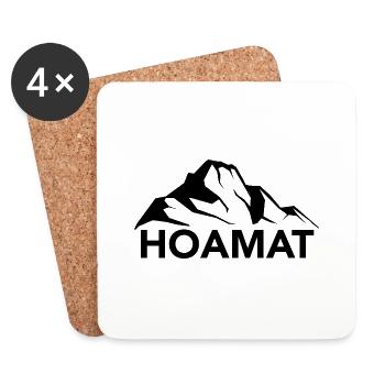 Hoamat - (11) - Untersetzer (4er-Set) - Weiß - Vorne