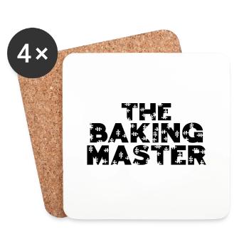The Snowy Baking Master - Coasters (set of 4) - white - Front