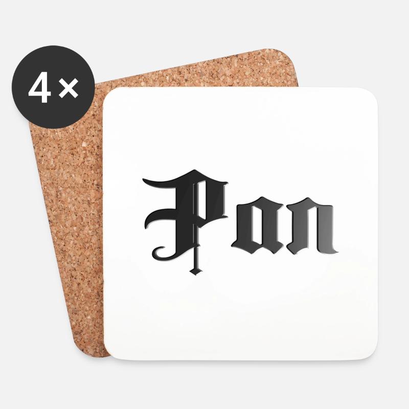 pan2D - Untersetzer (4er-Set) - Weiß