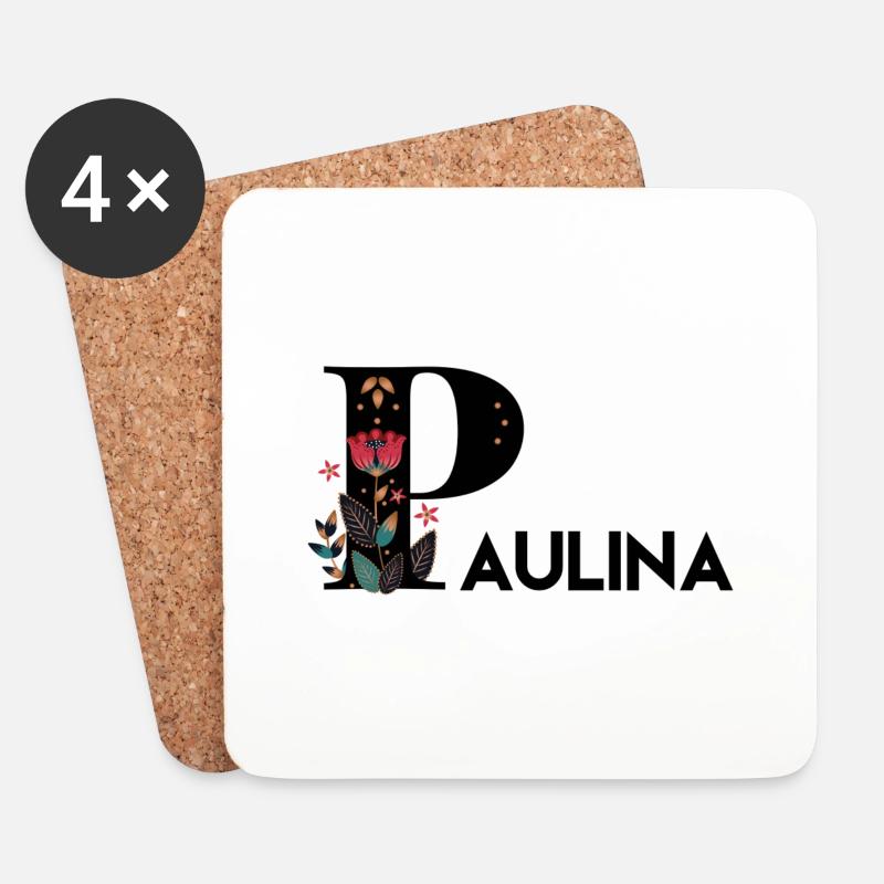 Paulina - Untersetzer (4er-Set) - Weiß