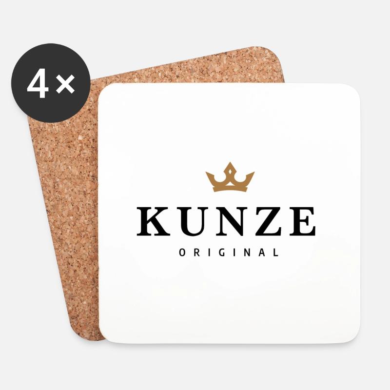 Kunze - Untersetzer (4er-Set) - Weiß