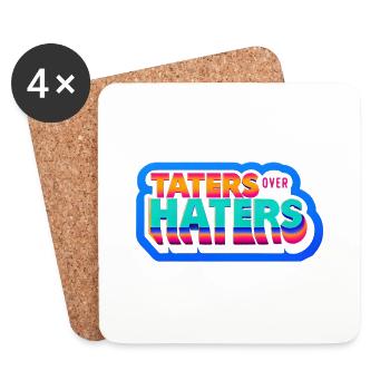 Taters Over Haters 19 - Untersetzer (4er-Set) - Weiß - Vorne