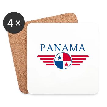 Ich liebe Panama, Eleganz Stil Design T-Shirt - Untersetzer (4er-Set) - Weiß - Vorne