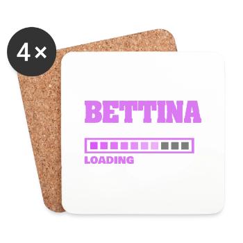 Bettina - Coasters (set of 4) - white - Front
