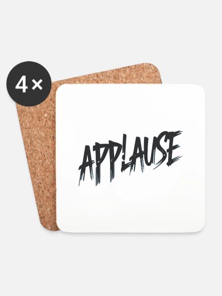 applaus - Untersetzer (4er-Set) - Weiß