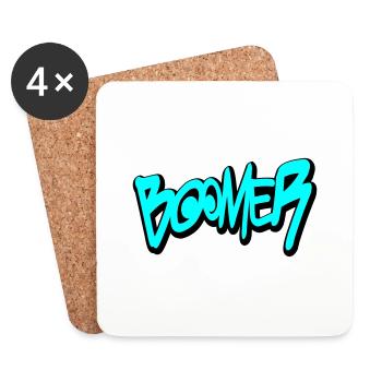 Boomer - Untersetzer (4er-Set) - Weiß - Vorne