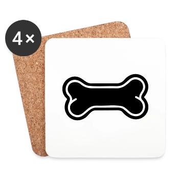Bone - Coasters (set of 4) - white - Front