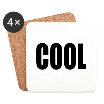 Cool - Untersetzer (4er-Set) - Weiß - Vorne