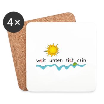 MUSCHi DIVERS 2012 Island in the Sun (front) - Untersetzer (4er-Set) - Weiß - Vorne