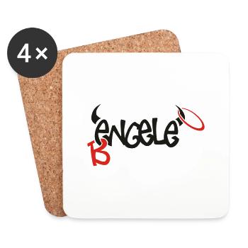 [B]Engele - Untersetzer (4er-Set) - Weiß - Vorne