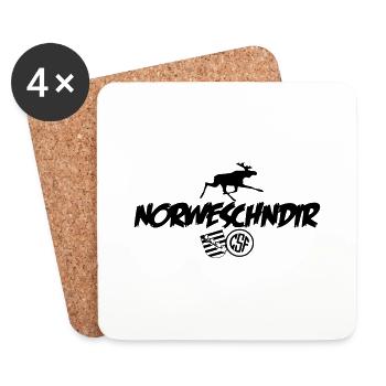 NORWESCHNDIR - Untersetzer (4er-Set) - Weiß - Vorne