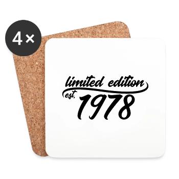 Limited edition est 1978 - Coasters (set of 4) - white - Front