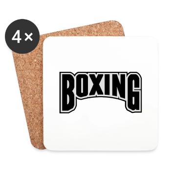 boxing - Untersetzer (4er-Set) - Weiß - Vorne
