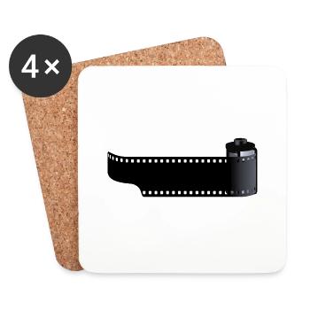 Photographic film - Coasters (set of 4) - white - Front