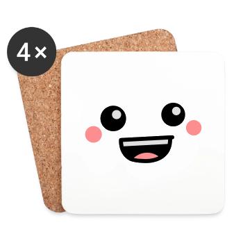 sweet_face - Coasters (set of 4) - white - Front