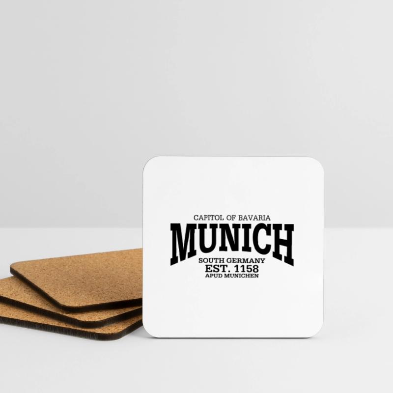 Munich Dessous de verre (lot de 4)