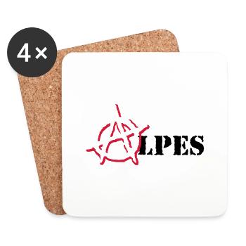 Anarchy Alpen - Untersetzer (4er-Set) - Weiß - Vorne