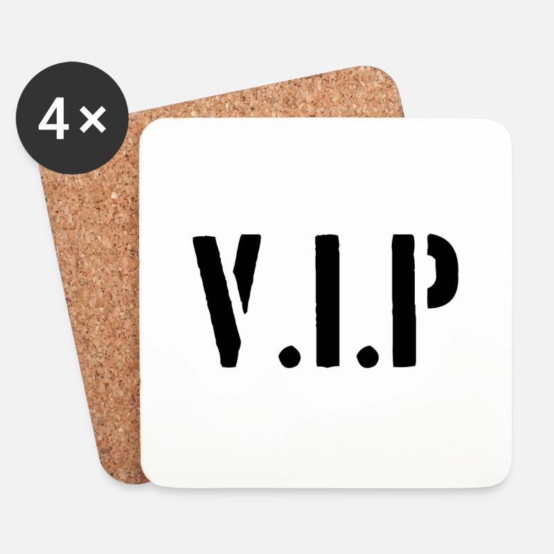VIP - Untersetzer (4er-Set) - Weiß
