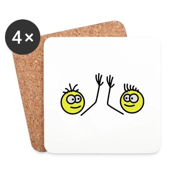 Bros - Coasters (set of 4) - white - Front