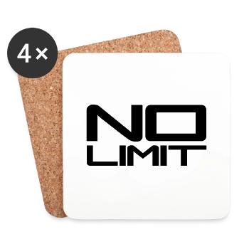 No Limit Design - Dessous de verre (lot de 4) - blanc - Devant