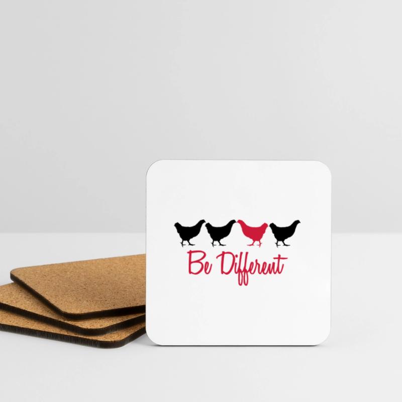 Be Different Hhs mit Text Coasters (set of 4)
