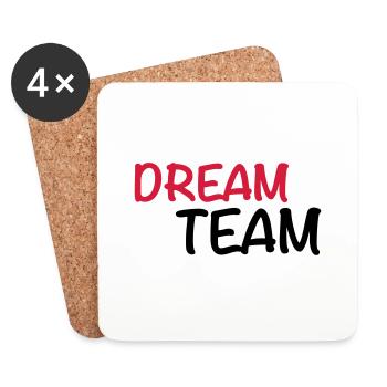 Dream Team - Coasters (set of 4) - white - Front