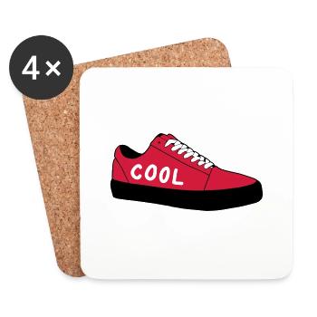 sneaker__cool - Coasters (set of 4) - white - Front